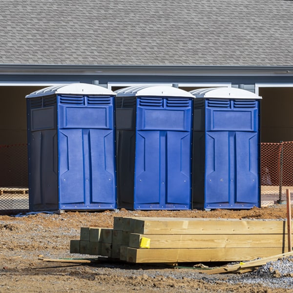 what is the maximum capacity for a single porta potty in Perry OH